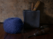 Laine Angora "Bleu Distant"