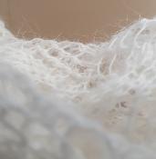 Étole Dentelle Angora/Coton