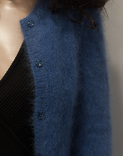 Gilet Nataly en laine angora