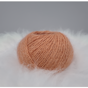 Laine Angora "Orange Minéral"