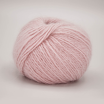 Laine Angora " Rose Poudré"